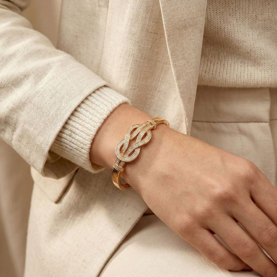Bracelete Fivela Cravejada