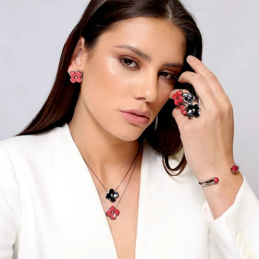 COLAR RADIANTE - FELDSPATO LARANJA