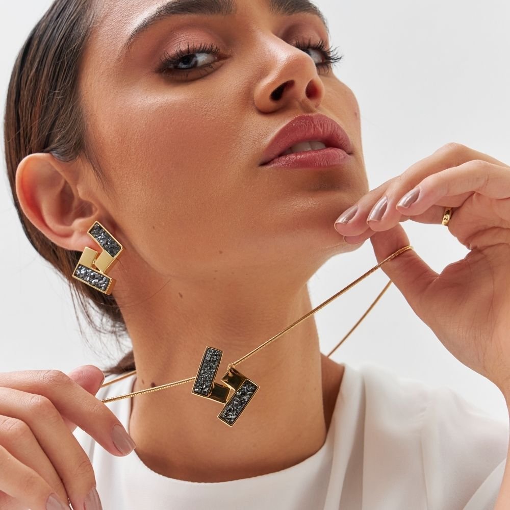 COLAR DUO DRUZA NEGRA