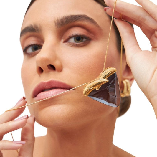 COLAR INCONDICIONAL, QUARTZO FUMÊ