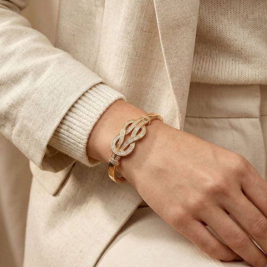 Bracelete Fivela Cravejada