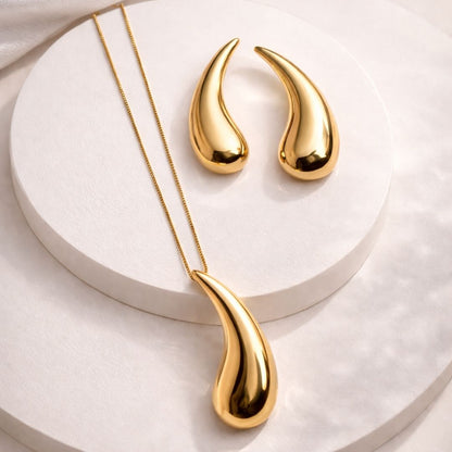 Conjunto Gota comprida lisa