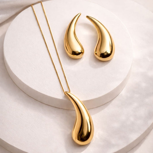 Conjunto Gota comprida lisa