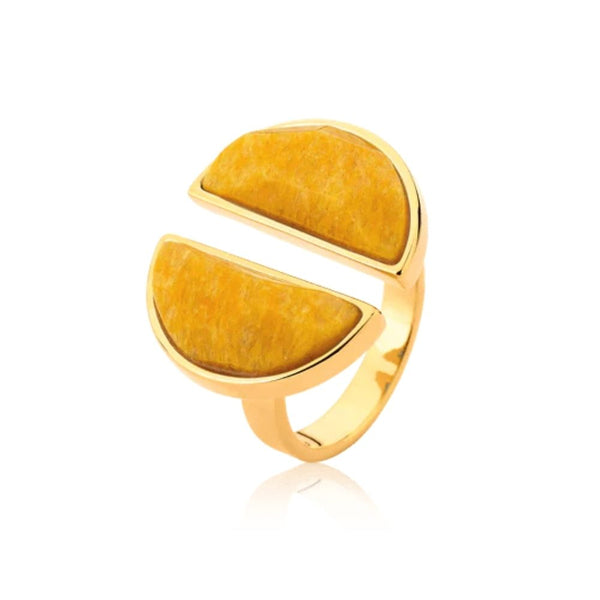 ANEL ARCO, 21 FELDSPATO AMARELO