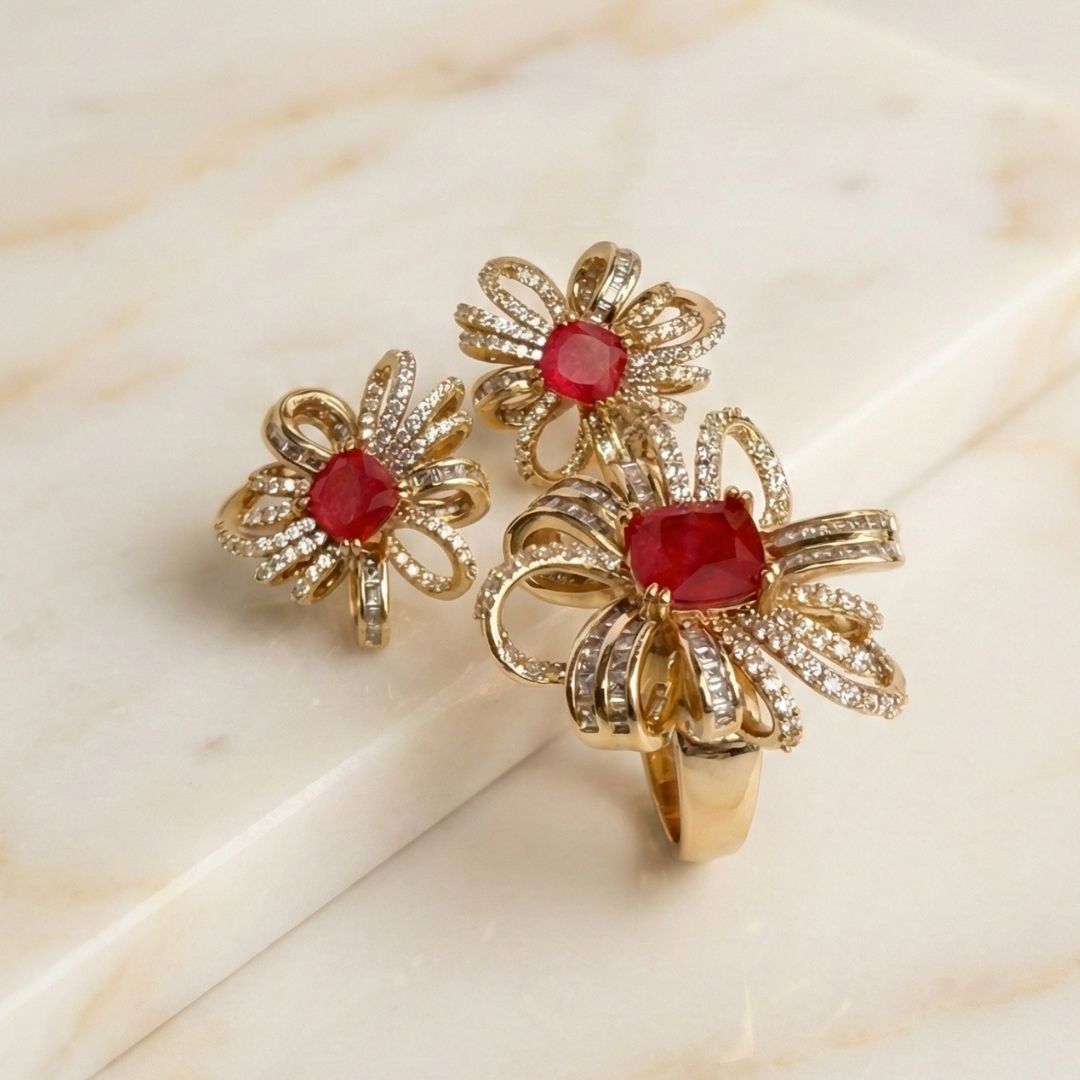 Compre Junto - Brinco, Anel e Pulseira