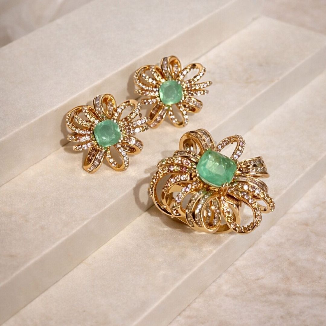 Compre Junto - Brinco, Anel e Pulseira