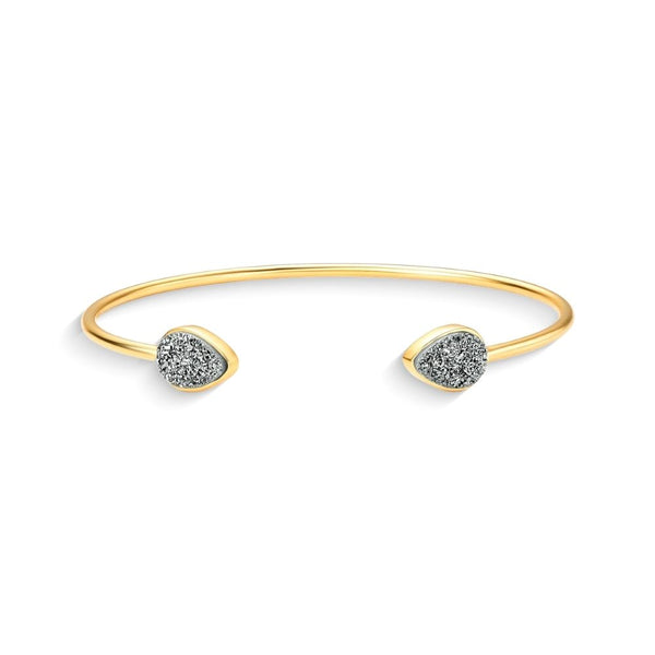BRACELETE GOTA -DRUSA TITÂNIO