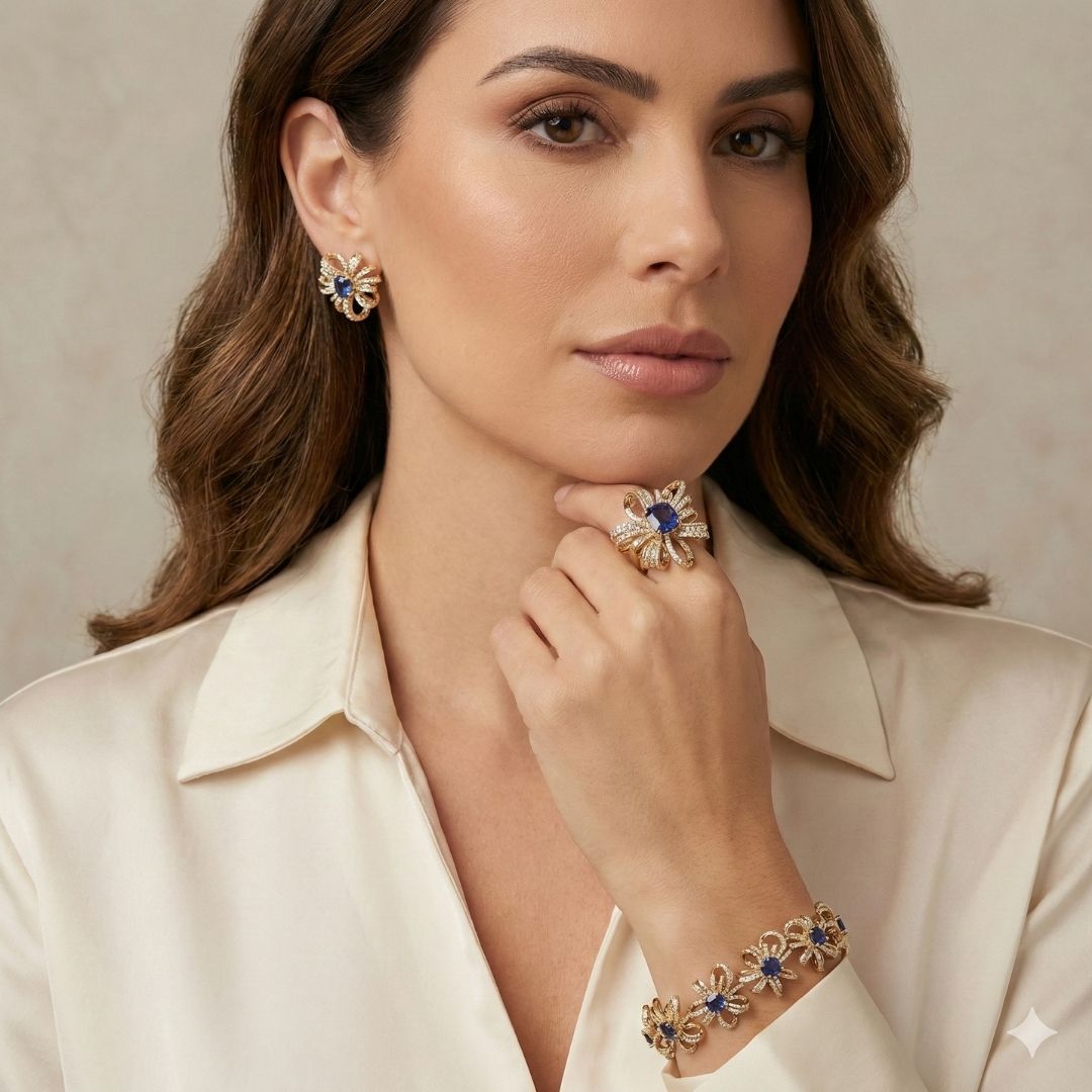 Compre Junto - Brinco, Anel e Pulseira