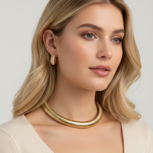 Colar Largo Choker Salamandra