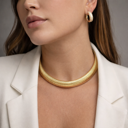 Colar Largo Choker Salamandra