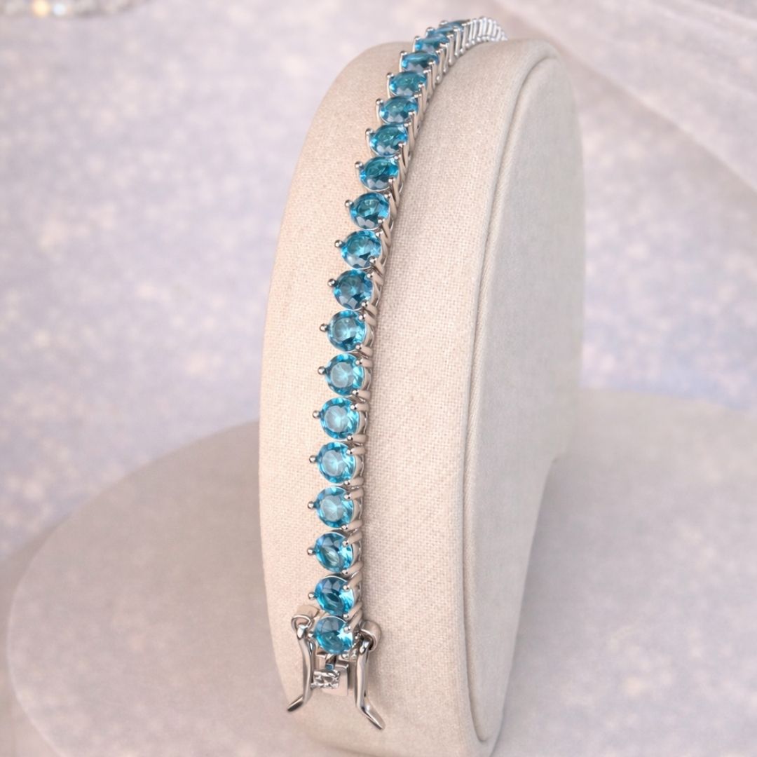 COMPRE JUNTO - Colar e Pulseira Banho Ródio Branco