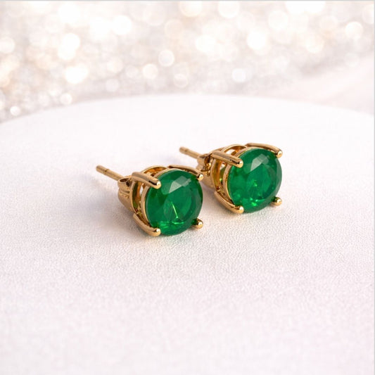 Brinco Verde Redondo