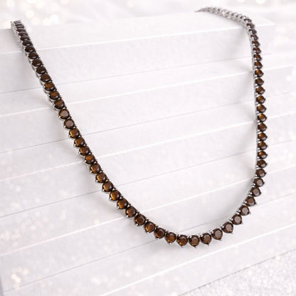 COMPRE JUNTO - Colar e Pulseira Banho Ródio Branco