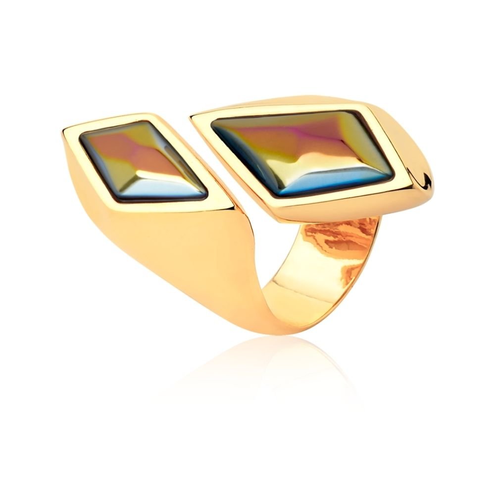 ANEL JASMIM, CRISTAL MULTICOLORIDO