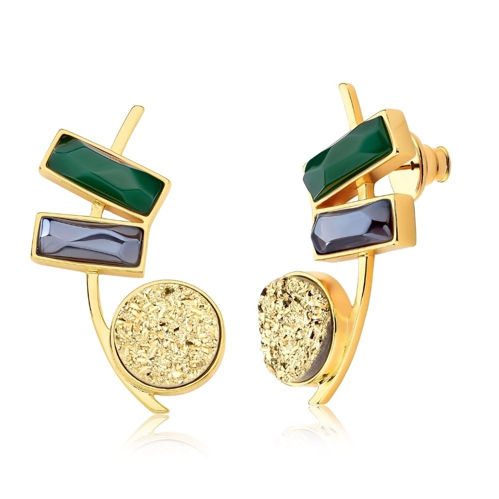BRINCO CONVICTA, DRUZA OURO E ÁGATA VERDE