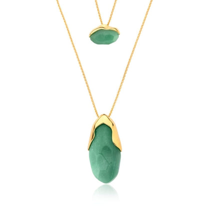 COLAR CASULO AVENTURINA