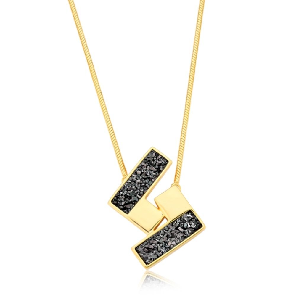 COLAR DUO DRUZA NEGRA