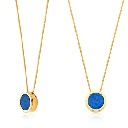 COLAR ETERNO, FELDSPATO AZUL ANIL