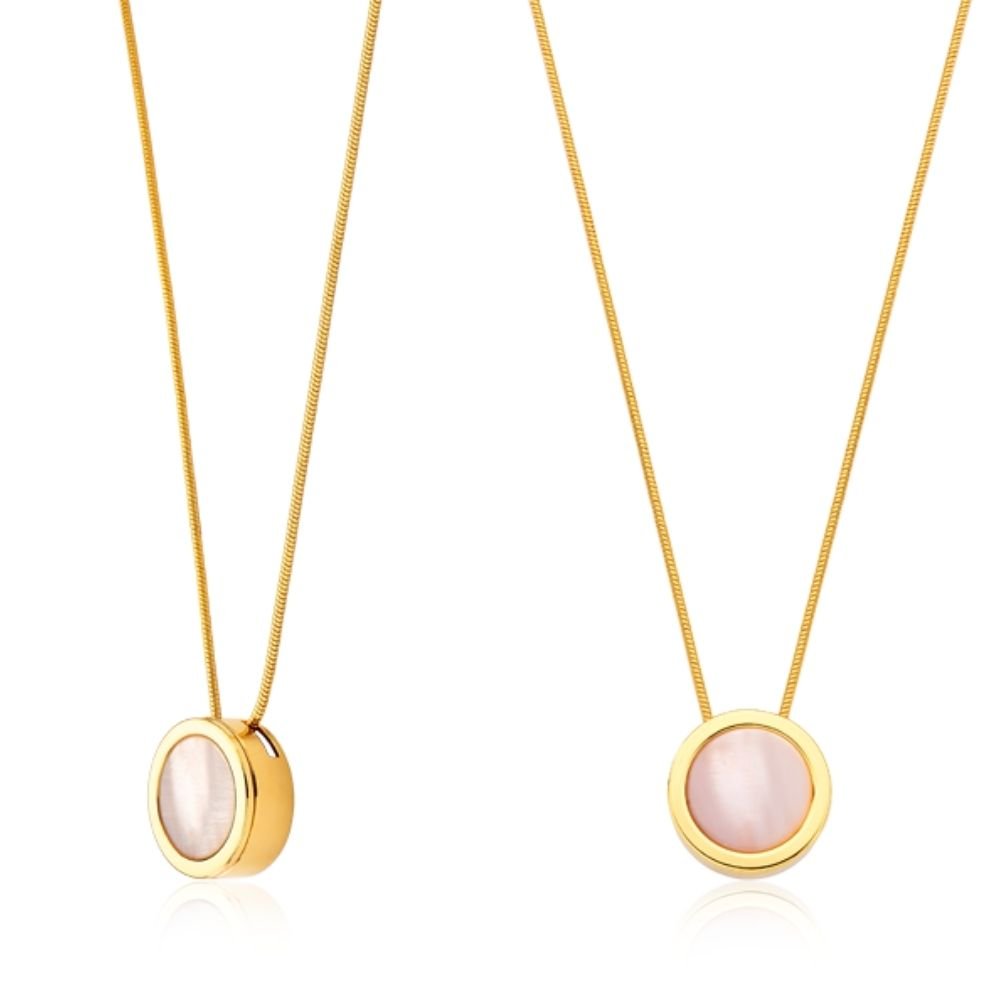 COLAR ETERNO, MADREPEROLA ROSA