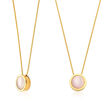 COLAR ETERNO, MADREPEROLA ROSA