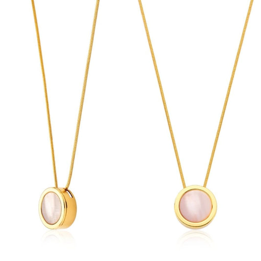 COLAR ETERNO, MADREPEROLA ROSA