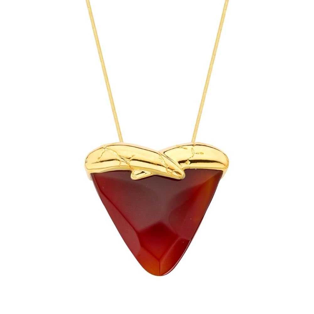 COLAR INCONDICIONAL, ÁGATA VERMELHA