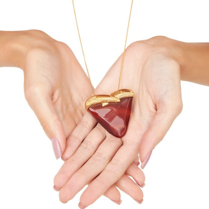 COLAR INCONDICIONAL, ÁGATA VERMELHA