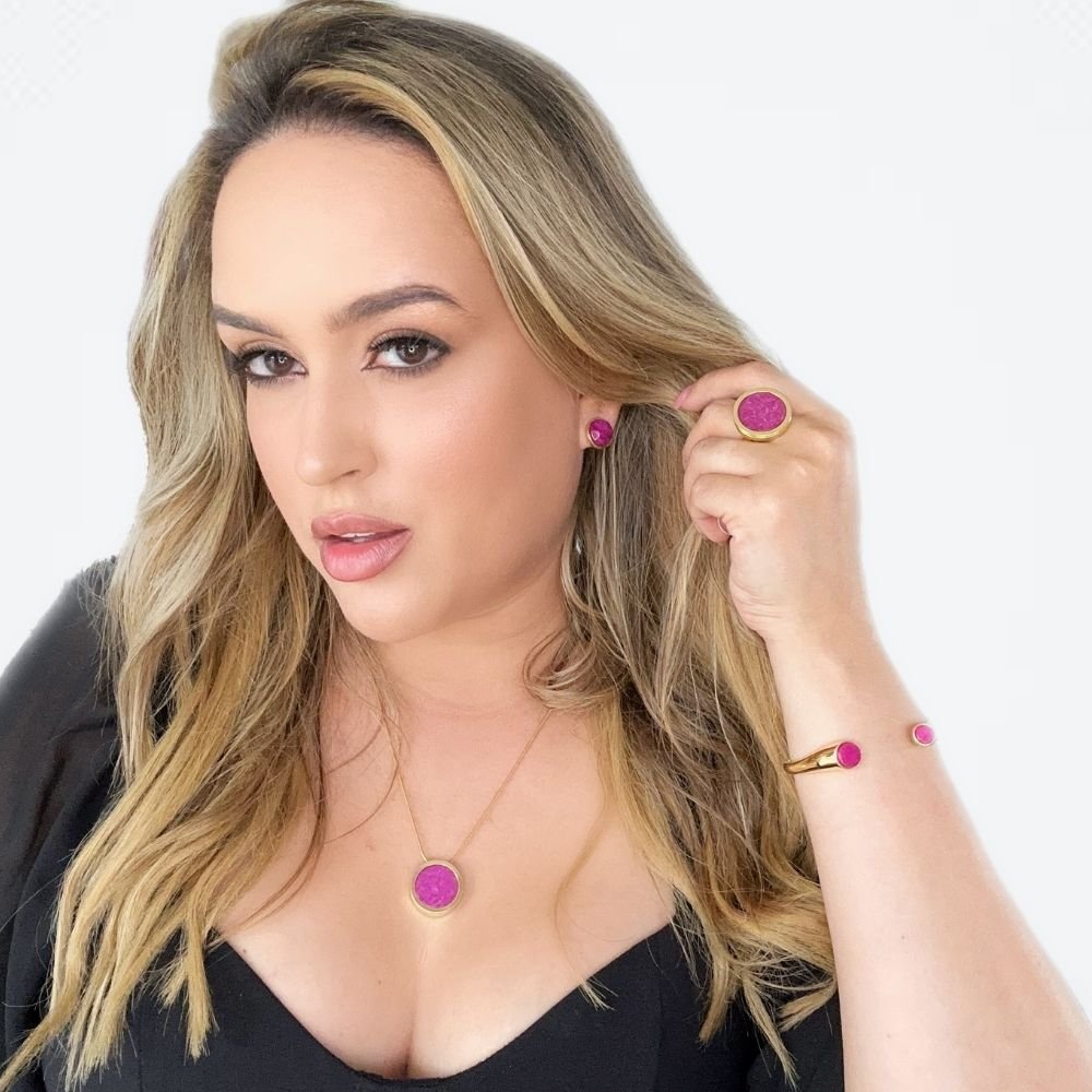 ANEL UNICO, FELDSPATO ROSA PINK