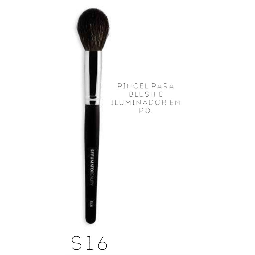 Pincel de aplicar blush, iluminador S16